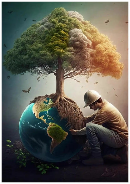 Protect Nature, Save Our Future Poster