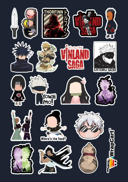 Anime Otaku Stickers for all (20 pcs)