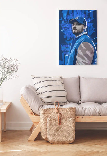 Street Rapper Urban Hip-Hop Style Poster