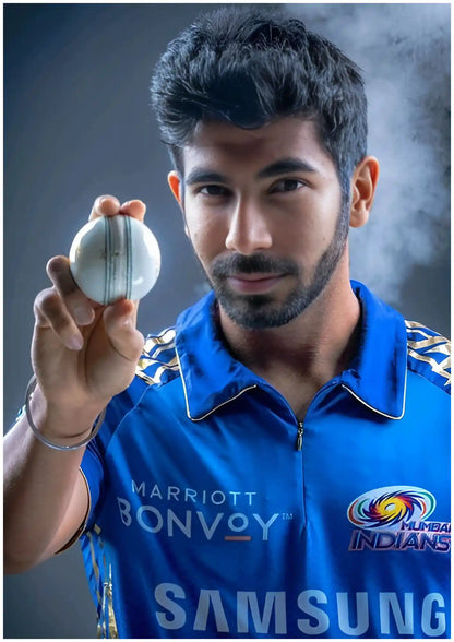 Jasprit Bumrah Bowling Speed Poster - IPL