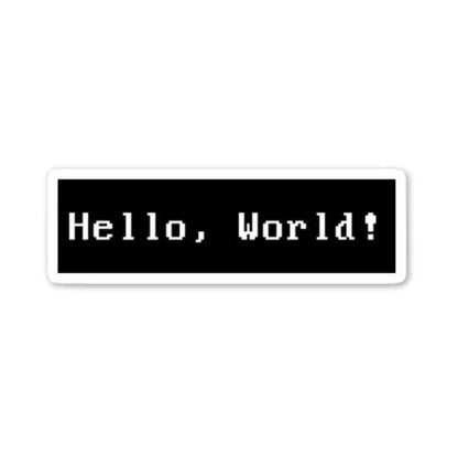 Hello World Coding Text