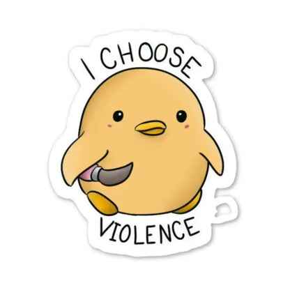 Mischievous Duck Choosing Violence