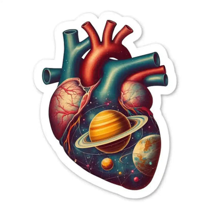 Detailed Anatomical Heart Art