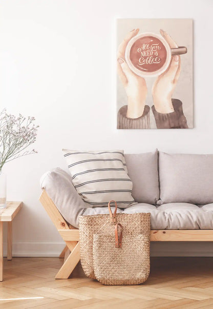 Aesthetic Coffee Time Relaxation Poster
