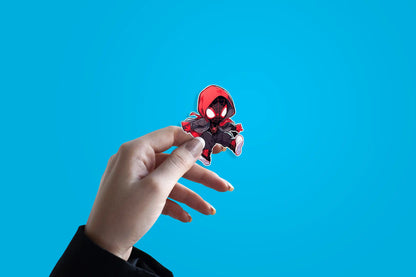 Red Hooded Ninja Warrior