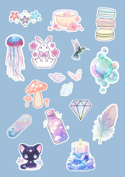 Magical Creatures and Sweet Desserts Combo Pack (15 Pcs)