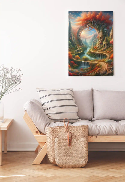 Enchanted Forest Magical Portal Fantasy Poster