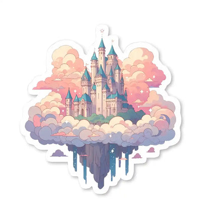Dreamy Fantasy Castle Art