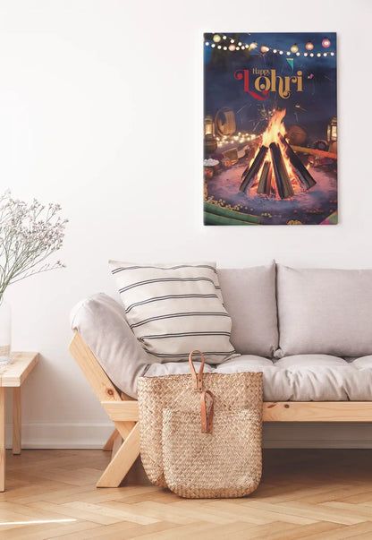 Traditional Bonfire Night Festive Artwork Poster