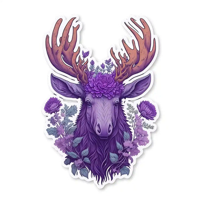 Mystic Purple Deer Spirit