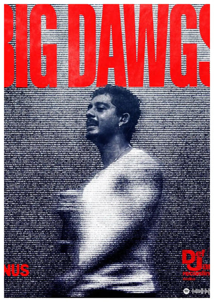 Big Dawg Fierce Energy Rap Poster
