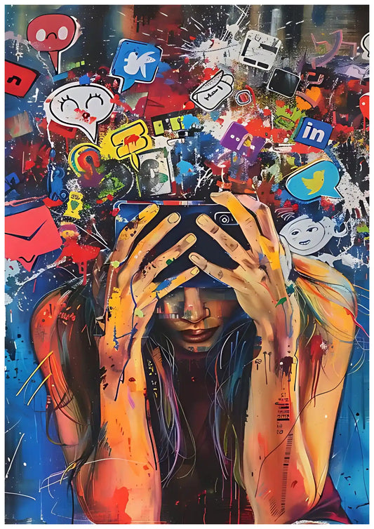 Express Your Emotions Through Art Poster