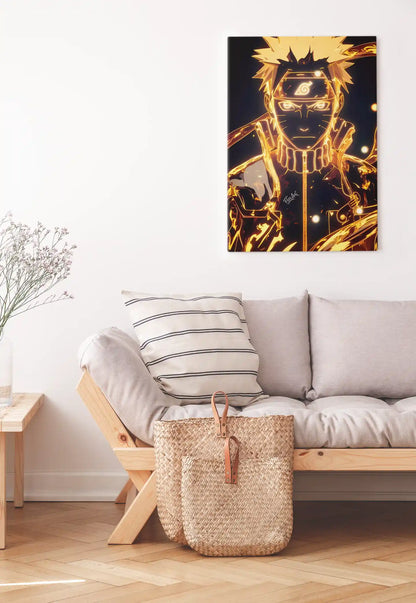 Golden Aura Power Poster