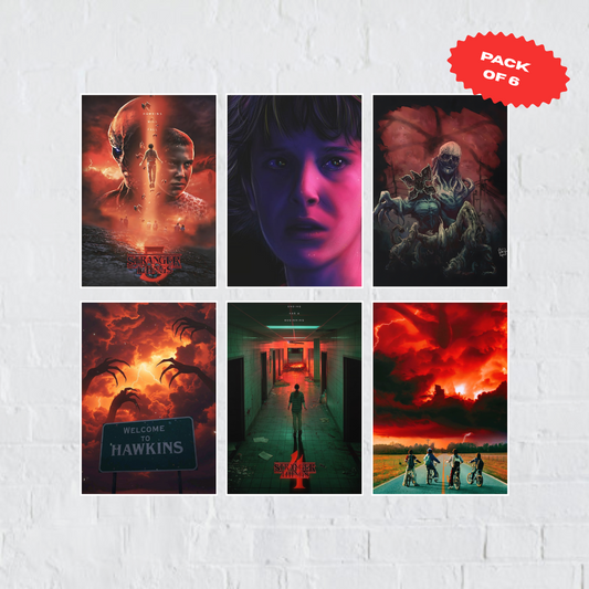 Stranger Things Poster Combo Pack 6