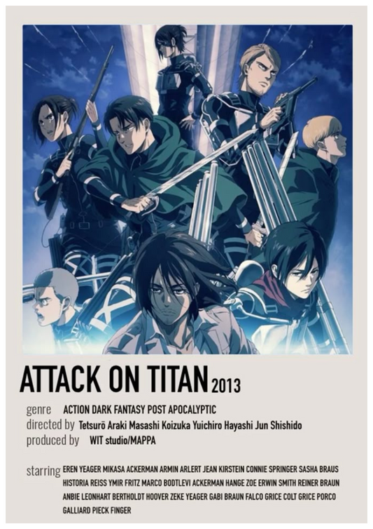 Attack on Titan Survey Corps Poster	 | POSTERS