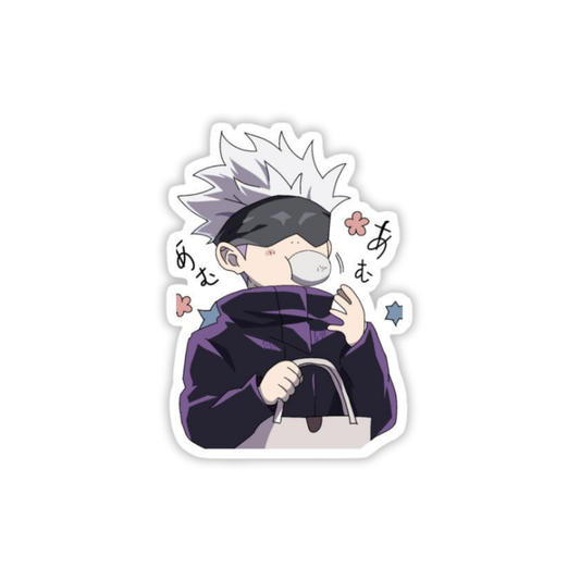 Cool Gojo Saturo Sticker from the anime Jujutsu Kaisen