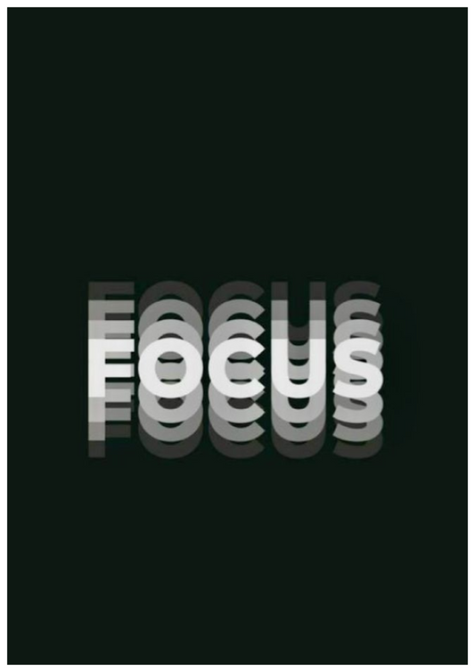 Aesthetic Focus Moonlit Poster