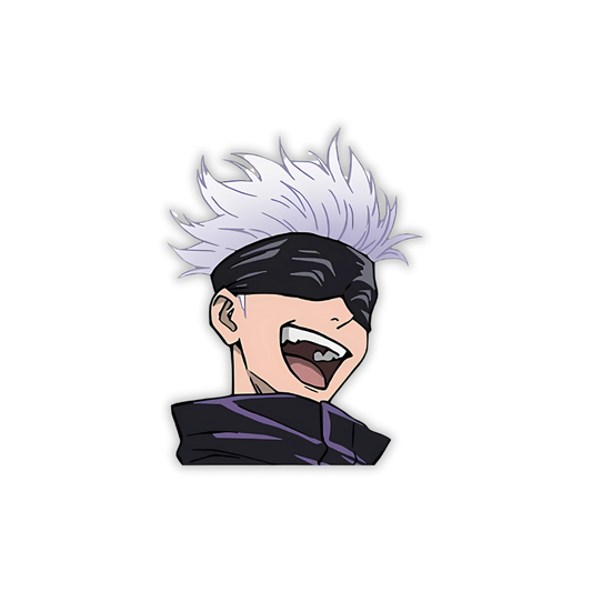 Gojo Satoru Laughing Sticker Jujutsu Kaisen