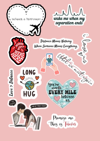 Long Distance – Love Across Miles (12 Pcs)