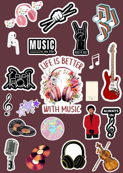 Music – Rock & Retro (20 Pcs)