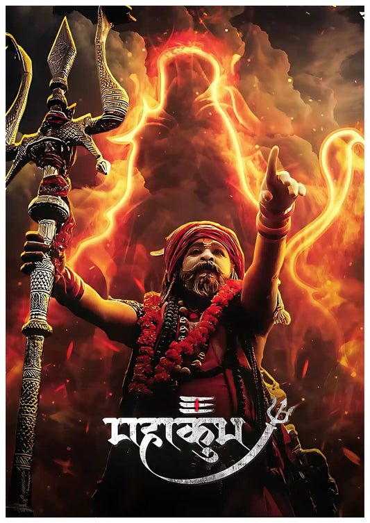 Mahakumbh 2025 Naga Sadhu Power Poster