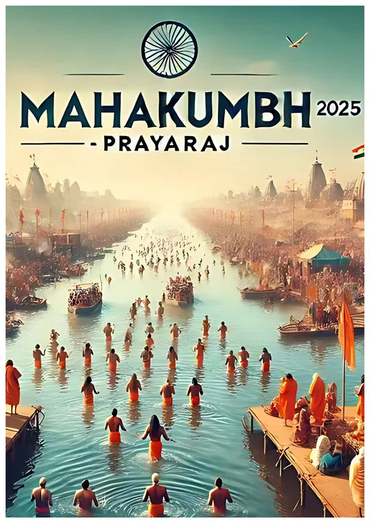 Holy Ganges Mahakumbh Pilgrimage Poster