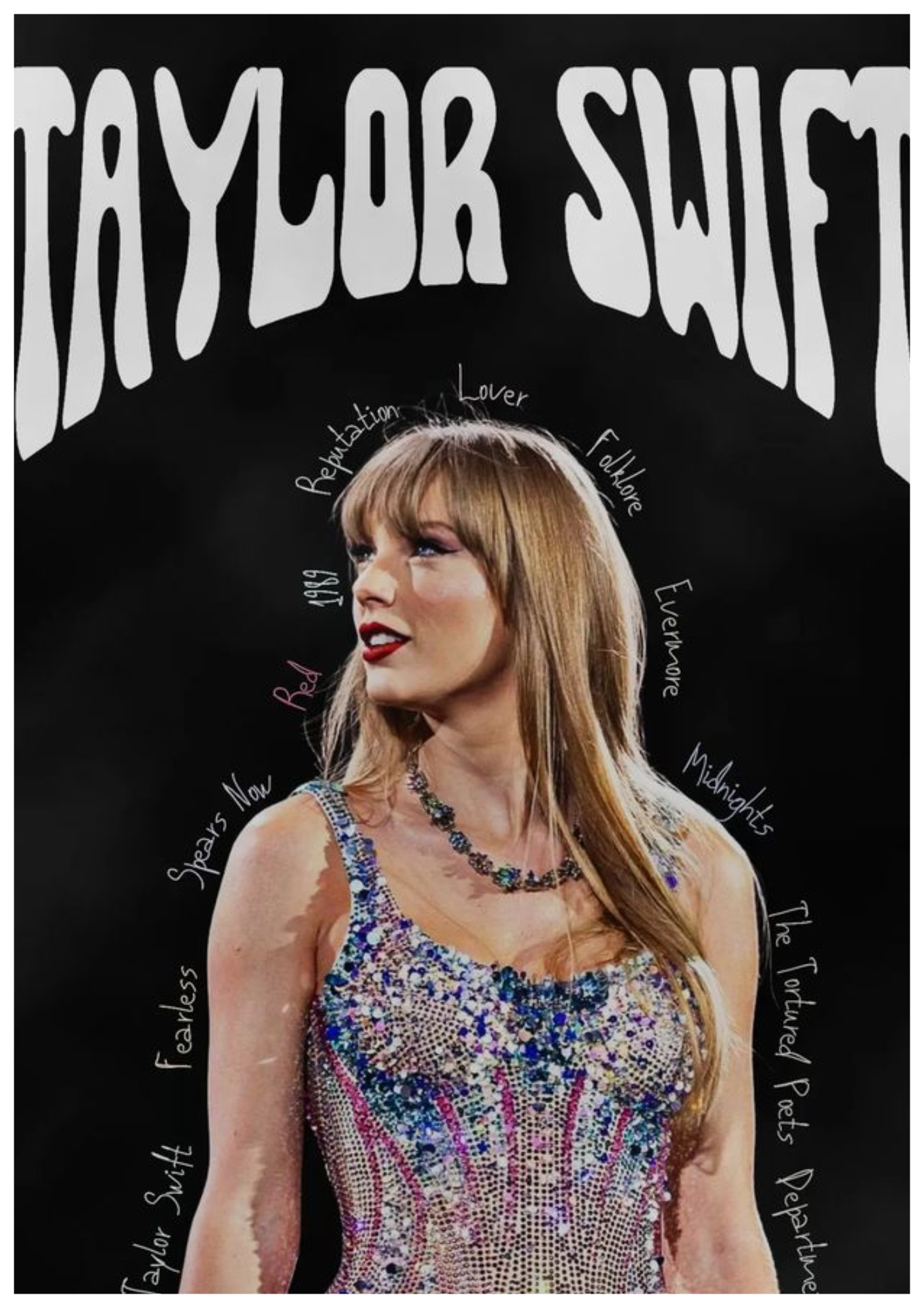 Taylor Swift Musical Icon Art Poster