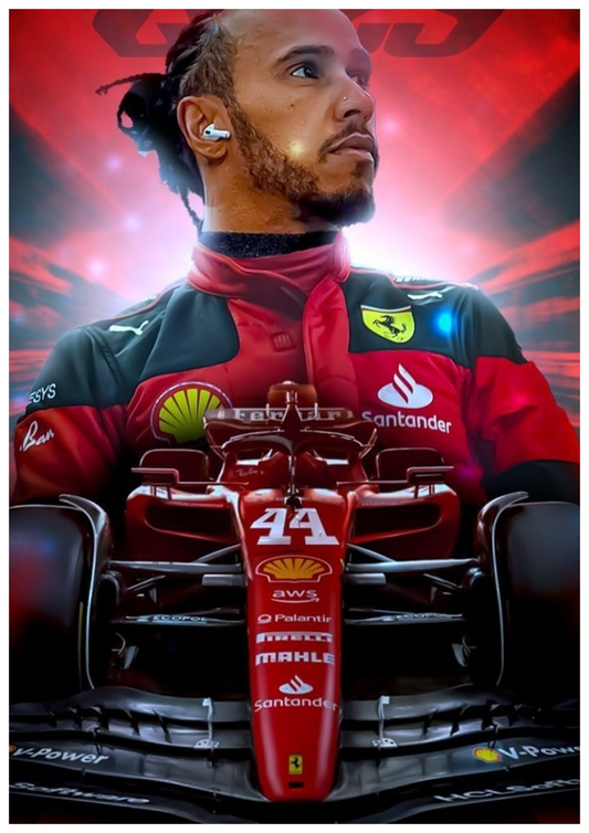 F1 Racing Champion Speed Poster