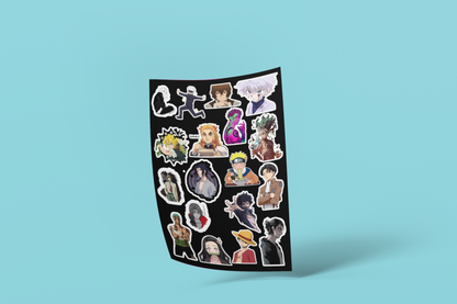Anime Otaku Sticker Pack (18 pcs)