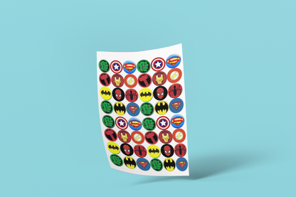 Marvel Badges Logo Sticker Pack (48 pcs)